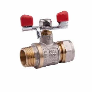 Кран кульовий обтискний Valve 16х1/2" НР (SV330W1516)