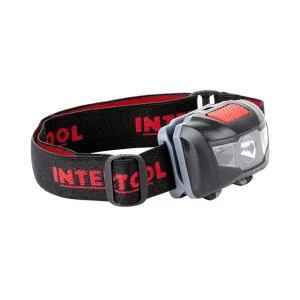 Ліхтар налобний Intertool світлодіодний, пиловологозахищений, 1Вт, 2 LED (LB-0302)