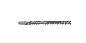 Пильне полотно для лобзикової пилки Bosch T 144 D Speed for Wood HCS 100шт (2608637880)