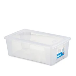 Фото емкость для хранения stefanplast visualbox с крышкой 32,5x19x11см 5л (13050)