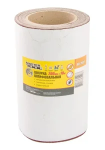 Шкурка шліфувальна на тканинній основі MasterTool Р220 200 ммx10 м (08-2822)