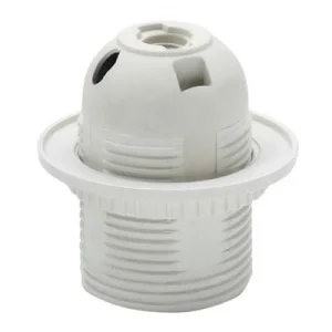 Патрон пластиковий з юбкою Horoz Electric Е27 білий (094-002-0001-010)