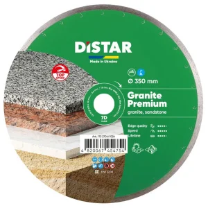 Диск алмазний DiStar Granite Premium 1A1R 350x2,4x10x32мм (11327061024)