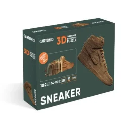 Фото картонный конструктор cartonic 3d puzzle sneaker (cartmsnk)