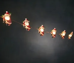 Фото гирлянда luca струна с фигурками 2,2м (8718861431742santa)