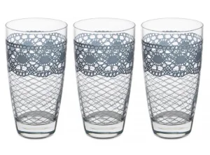 Набір склянок Cerve Макраме Аззуро 250мл 3 предмети (650-673)