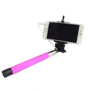 Фото монопод для селфи, селфи стик со шнуром uft ss1 pink