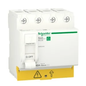 Пристрій захисного відключення Schneider R9R52440 4-п RESI9 40A АС 100mA (R9R52440)