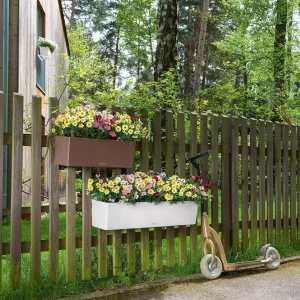 Вазон Lechuza Balconera Color 50 кораловий 50х19х19см 8л (15694)