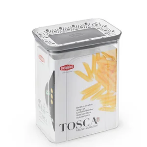 Ємність для зберігання продуктів Stefanplast Tosca сіра 2,2л (55654)