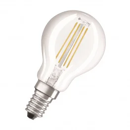 Фото светодиодная лампа osram value cl p 40 4w/827 230v fil e14