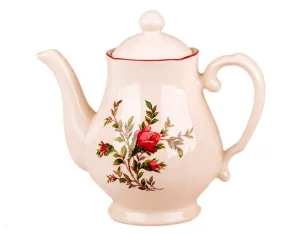 Фото чайник заварочный claytan ceramics английская роза 1,15л (910-027)
