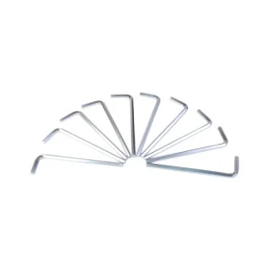 Ключ шестигранний MasterTool 4,0мм L25-109мм, 10шт (75-0004)