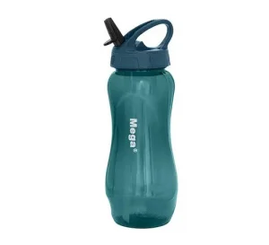 Фото бутылка для воды mega tritan голубая 0,65л (0717040678020blue)