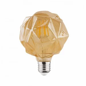 Фото лампа филамент horoz electric rustic crystal-4 4w е27 2200к 360lm (001-036-0004-010)