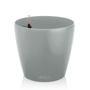 Вазон Lechuza Classico Color Eco 43 круглий світло-сірий 43см 6л (18940)