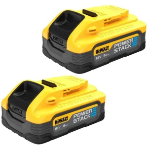 Набір акумуляторних батарей DeWALT DCBP518H2 18В XR Li-lon PowerStack 5Ач 2шт