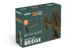 Фото картонный конструктор cartonic 3d puzzle golden gate bridge