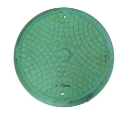 Люк канализационный PDB круглый 560x730мм 1,5т с замком (1.5RGrLock560-730)