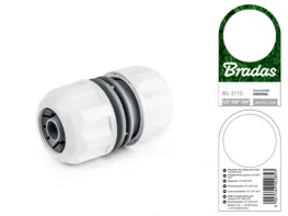 Муфта соединительная УНИВЕРСАЛЬНАЯ BRADAS WHITE LINE 1/2 ", 5/8", 3/4 (WL-2113)