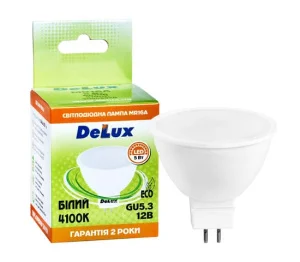 LED лампа Delux MR16A 5Вт 4100K 12В GU5,3 (90021254)