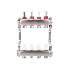 Колектор з витратомірами SD Plus 1" 10 виходів (SD00410)