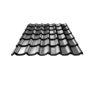 Металочерепиця поліестер (Китай) 0,45 DELTA ™ 15 RAL 7024