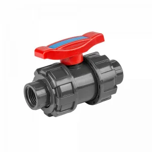 Кран кульовий рівнопрохідний Bradas 1" для труб ПВХ PN16 (DSRA16V2SF1F1)