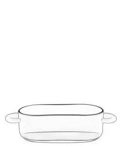 Блюдо з ручками овальний Luigi Bormioli Buffet 140 мм