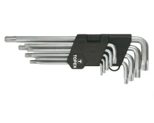 Ключі шестигранні TOPEX T10-T50 набір 9 шт (35D961)