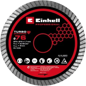 Диск алмазний по плитці Einhell TP-CO 18/76-C Li BL 76х10мм (4440470)