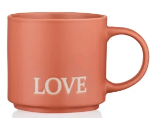 Чашка Ardesto Love помаранчева 420мл (AR3043OR)