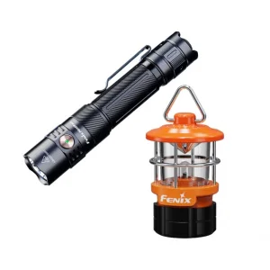 Ліхтар тактичний ручний Fenix PD35R ACE LED 2000лм та наключний ліхтар CL01 помаранчевий (PD35RACE-CL01O)