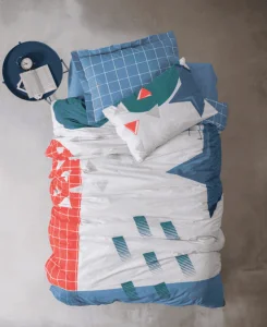 Комплект постільної білизни Cotton Box Astral Denim 160x220см (CB_080077134)