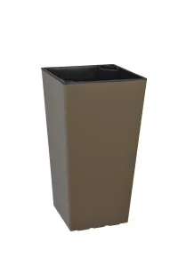 Вазон Plastkon Elise матовий сіро-коричневий 10,5 л