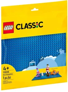 Фото конструктор lego classic базовая пластина синего цвета 1 деталь (11025)