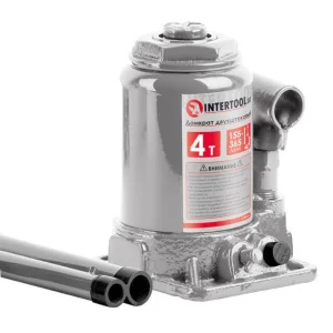 Домкрат Intertool двоштоковий 4т 155-365мм (GT0032)