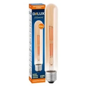 Світлодіодна лампа Delux LR-39 6Вт E27 2200К T30 amber filament (90018154)