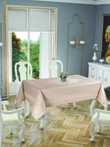 Фото скатерть tropik home paisley cappucino 5701-2 150х220см (th_14003362)