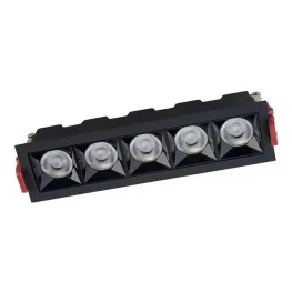 Фото светильник nowodvorski midi led black 20w 4000k recessed (10065)