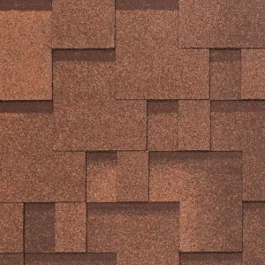 Бітумна черепиця Tegola NOBILE TILE АКЦЕНТ Червоно-коричневий