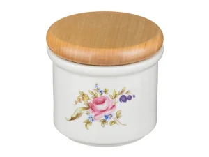 Банка для харчових продуктів Cesky porcelan dubi Мейсенський букет 9х10 см 606-552
