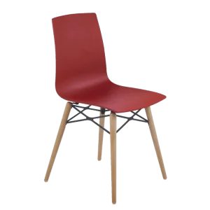 Стілець Papatya X -Treme-S WOX червона цегла матовий, бук натуральний лак (3017)