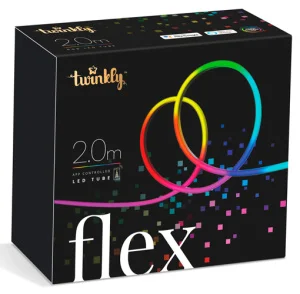 Гірлянда Twinkly Smart LED Flex RGB гнучкий контур, IP20 2м (TWFL200STW-WEU)