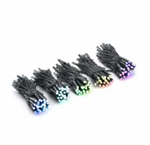 Гірлянда Twinkly Smart LED Pro Curtain RGB 250, AWG22, IP65 (TWP-CU-CA-05X50STP-B)
