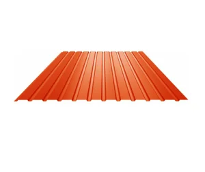 Профнастил кровельный ПК 10 Китай 0,45 РЕ RAL 3011
