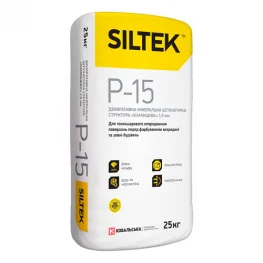 Штукатурка декоративная Siltek P-15 мешковая 1,5мм 25кг