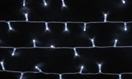 Фото гирлянда наружная delux string 200led ip44 en белый 20м (90015190)