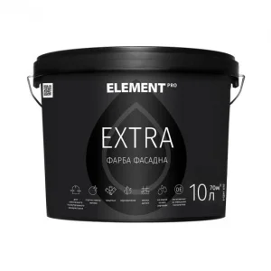 Фасадная краска ELEMENT PRO EXTRA 10 л белая