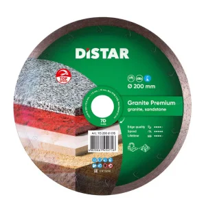 Диск алмазний DiStar Granite Premium 1A1R 200x1,8x10x25,4мм (11320061015)